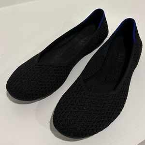 Rothy’s Black Flats Women’s Size 9 1/2